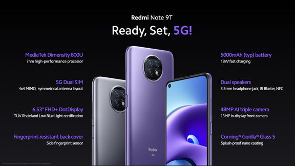 Redmi note 9t 5g price in nepal