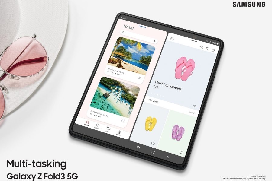 Galaxy Z Fold 3 Multi Tasking
