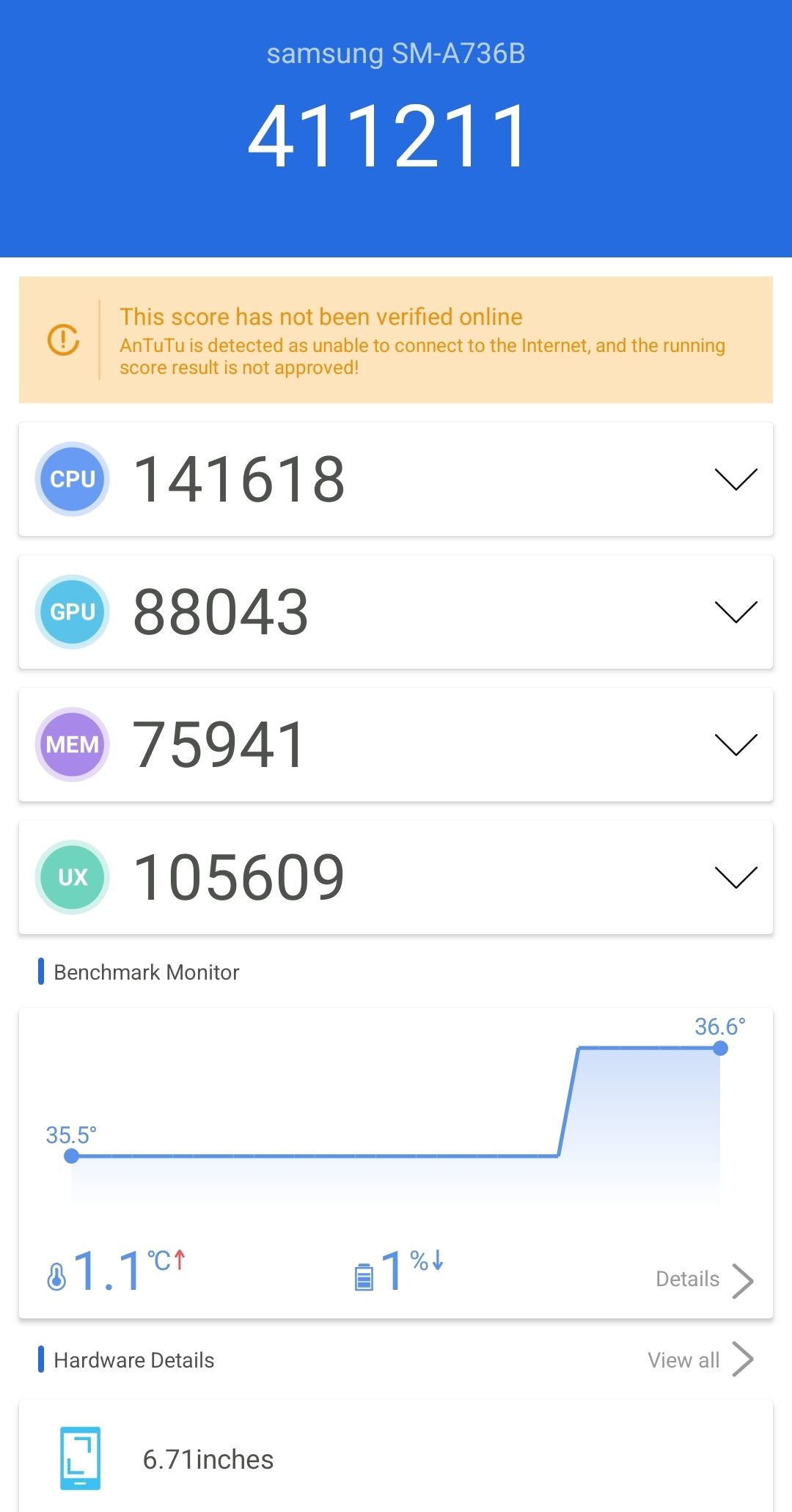 AnTutu Benchmark A73 1