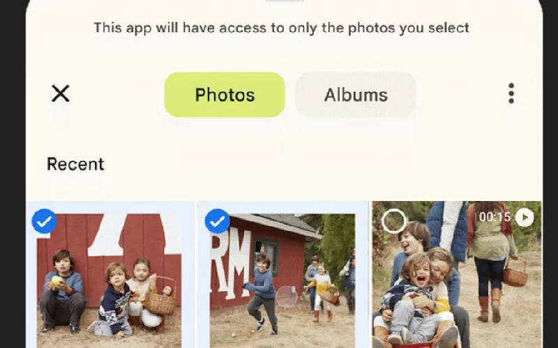 photo picker API feature on android 13