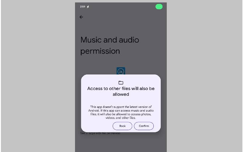 permission for media access on android 13. 