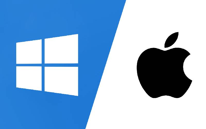 windows operating system or mac OS