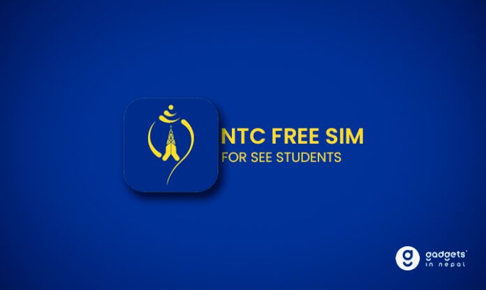 NTC free sim for SEE students