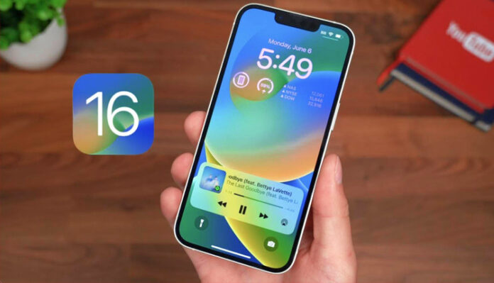 ios 16 update on iPhones