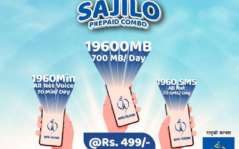 Sajilo prepaid combo offer