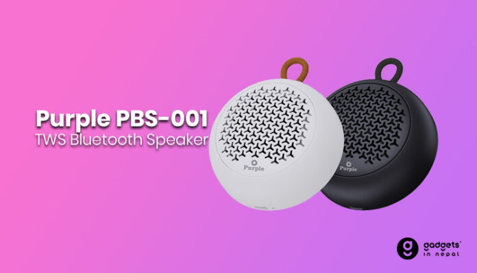 Purple PBS-001 TWS Bluetooth speaker price in Nepal