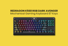 Redragon K568 RGB DARK AVENGER Keyboard price in Nepal