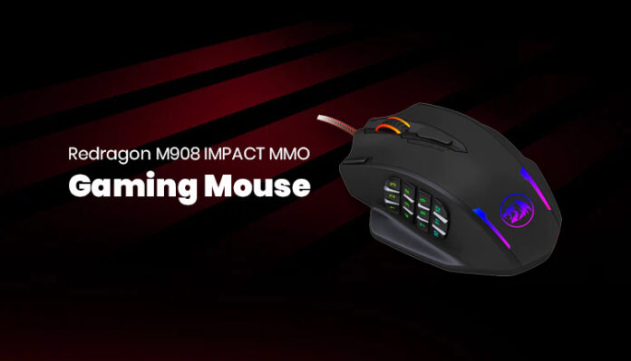 Redragon M908 Impact mmo gaming mouse price in Nepal