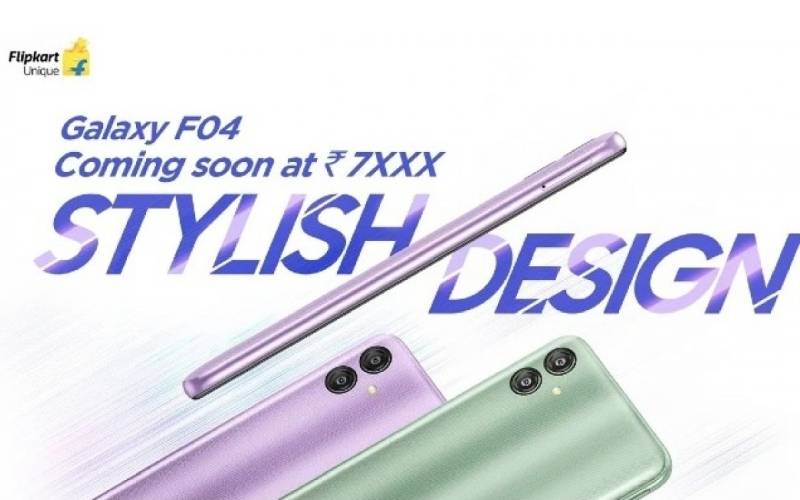 Samsung galaxy F04 teaser