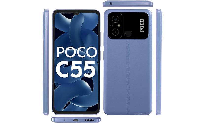 POCO C55 design 