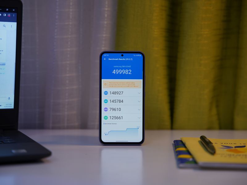 Antutu Bench - Galaxy A54 Full Review