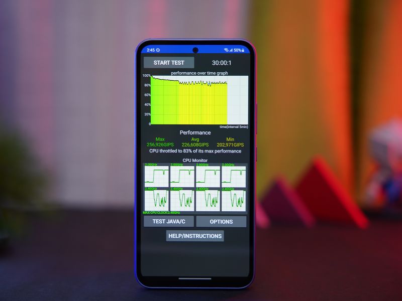 Samsung Galaxy A54 Long Term Review-CPU throttling