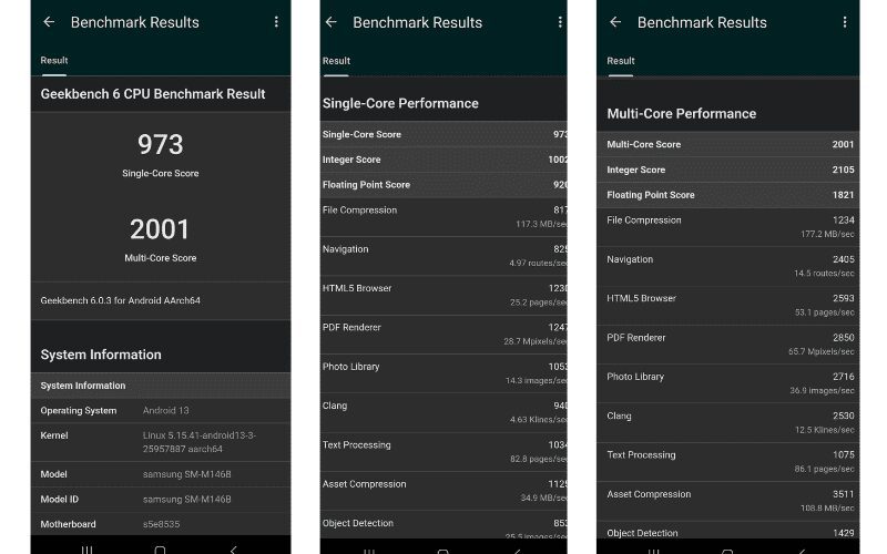 Samsung Galaxy A34 Full Review-benchmark score