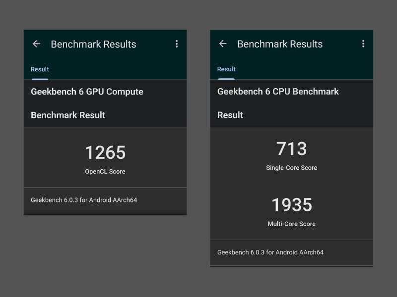 Geekbench - Samsung Galaxy A24 Review