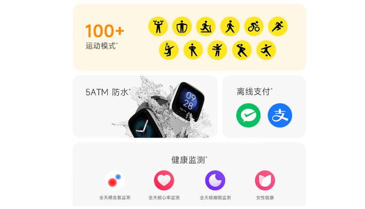 Redmi Watch 3 lite other features