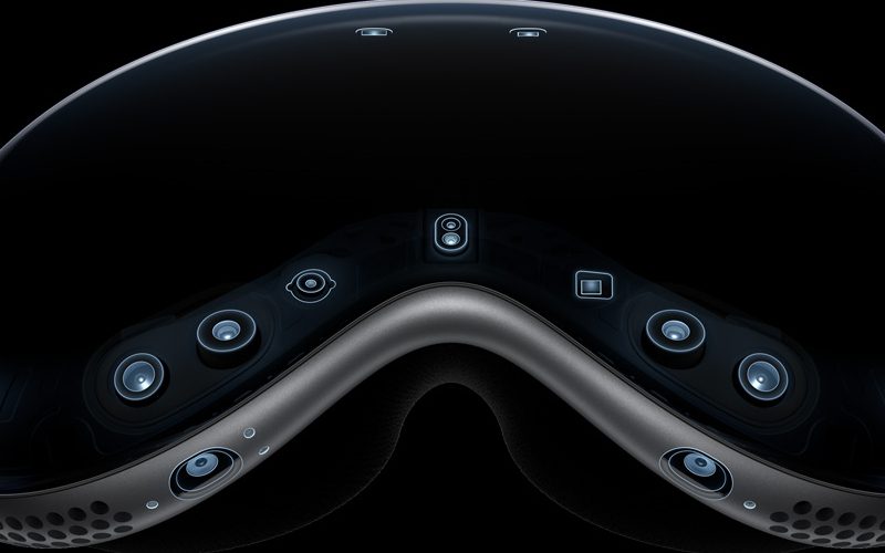 Apple Vision Pro VR-AR headset Camera