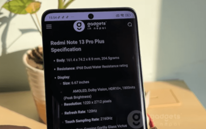 Redmi Note 13 Pro + 5G Full Review-display