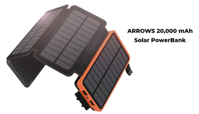 ARROWS 20,000 mAh Solar PowerBank Price Nepal