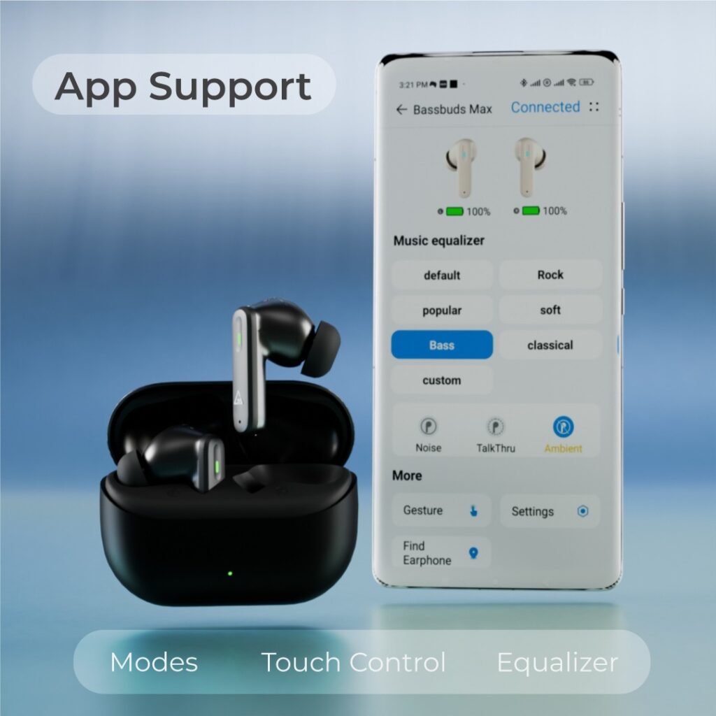 Gravity Bassbuds Max App Support