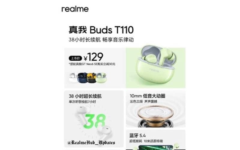 Realme Buds T110 Price in Nepal