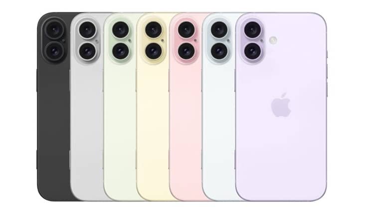 iPhone 16 Plus Colors