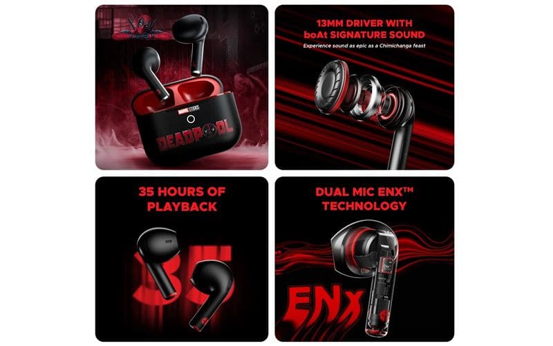 boAt Deadpool Edition earbuds Price in Nepal