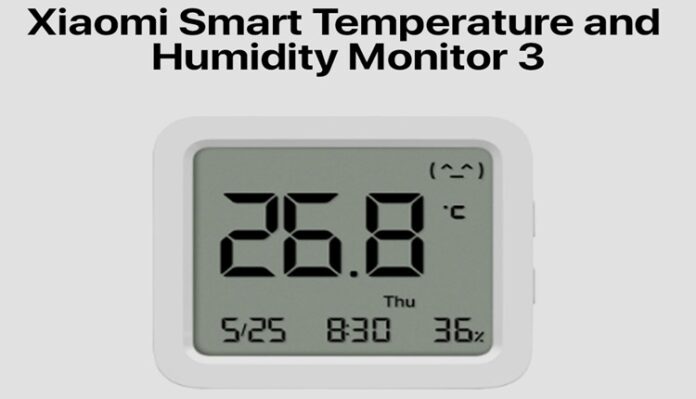 Xiaomi Smart Temperature and Humidity Monitor 3