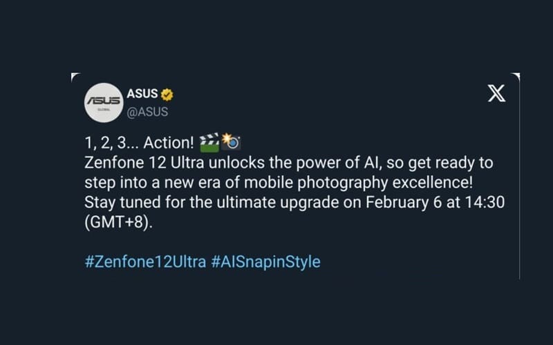 ASUS Zenfone 12 Ultra Laucnh Date