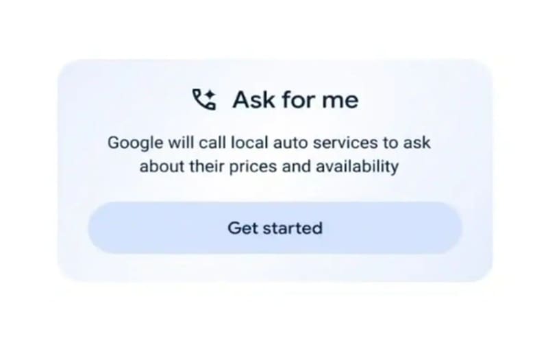 Google Ask for me