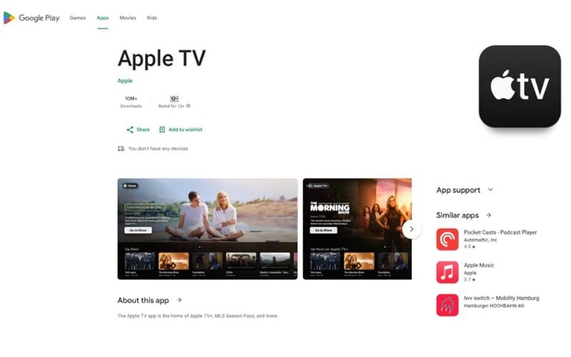 Apple TV app for Android