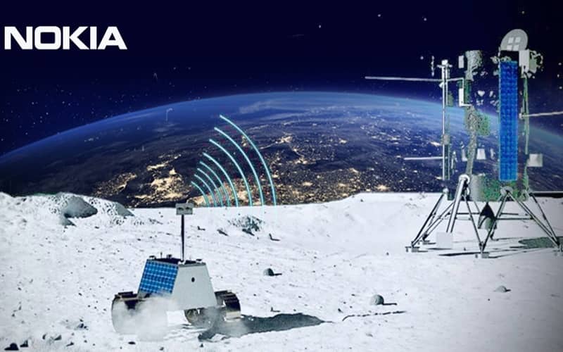 NASA and Nokia on the Moon