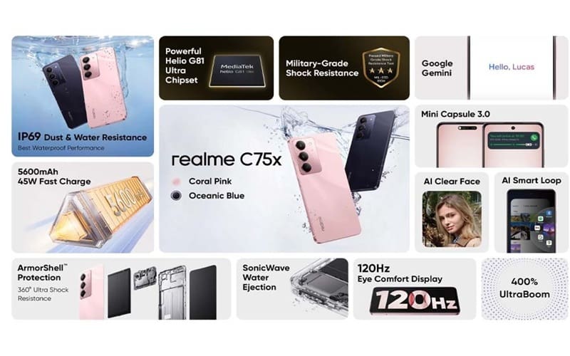 Realme c75x Performance